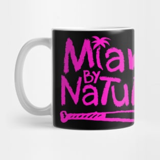 Miami By Nature (Pink Font) Mug